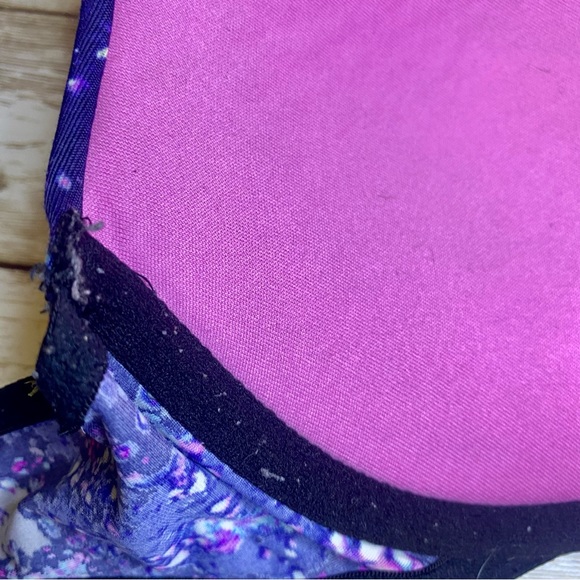 Victoria’s Secret Pink wear everywhere push up bra starry 32C - Picture 2 of 8